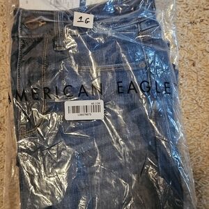 American Eagle Outfitters Women's High Rise Blue Jeans